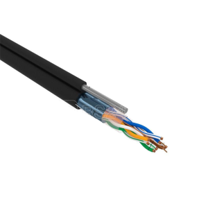 Кабель F/UTP, 5 кат 4 пары с тросом